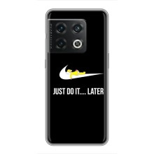 Чохол з логтипом Найк на OnePlus 10 Pro (Nike just do it)
