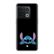 Чехол с принтом Стич на OnePlus 10 Pro – Стич на черном