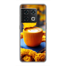 Чехол с уникальным дизайном «Осень с кофе» для OnePlus 10 Pro – Кофе с жёлтым