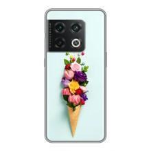 Чехлы с тематикой "ЦВЕТЫ" на OnePlus 10 Pro (Цветок-мороженное)