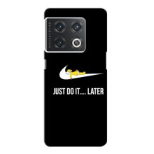 Силиконовый Чехол на OnePlus 10 Pro с картинкой Nike (Later)