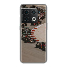 Чехол с прнтом Формула 1 на OnePlus 10 Pro – Боліди на трасі
