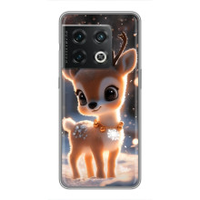 Яскравий чохол для OnePlus 10 Pro з Зимові Оленята – Оленятко