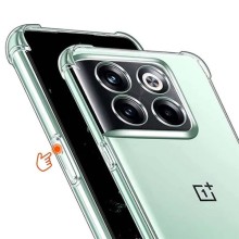 TPU чехол GETMAN Ease logo усиленные углы Full Camera для OnePlus 10T – Бесцветный (прозрачный)