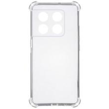 TPU чехол GETMAN Ease logo усиленные углы Full Camera для OnePlus 10T – Прозрачный