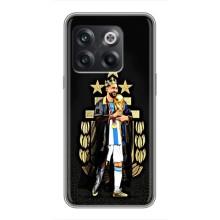Чехлы для OnePlus 10T (Leo чемпион) (AlphaPrint) (Месси Король)