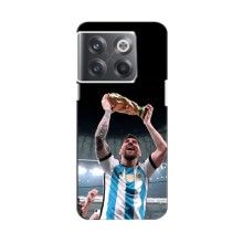 Чехлы Лео Месси Аргентина для OnePlus 10T (Счастливый Месси)