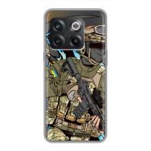 Чехлы с картинкой ЗСУ для OnePlus 10T (AlphaPrint) (Воин ВСУ)