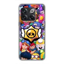 Чехол для OnePlus 10T Бравл Старс (VPrint) – Лого Brawl Stars