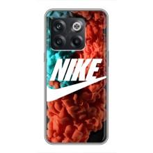 Чехол для OnePlus 10T - с принтом Найк (AlphaPrint) (Дымчатый найк)