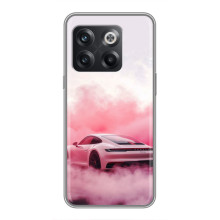 Чохол з авто Порше для OnePlus 10T – Рожевий Порше