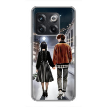 Чехол с дизайном Венздей 2 на OnePlus 10T – Уэнсдей и Тайлер