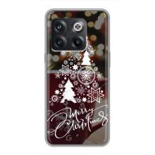 Рождественские Чехлы для OnePlus 10T (VPrint) (Елочка узорная)