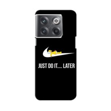 Силиконовый Чехол на OnePlus 10T с картинкой Nike (Later)