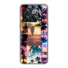 Силиконовый чехол с КАРТИНКАМИ лето для OnePlus 10T (AlphaPrint) – Летний отпуск