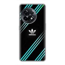Чехлы Адидас для OnePlus 11 Pro (AlphaPrint) (Адидас с полосами)