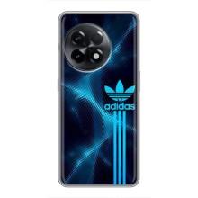Чехлы Адидас для OnePlus 11 Pro (AlphaPrint) (Синий Адидас)