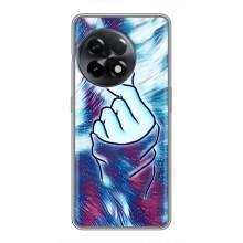 Чехол с принтом для OnePlus 11 Pro (AlphaPrint - Знак сердечка)