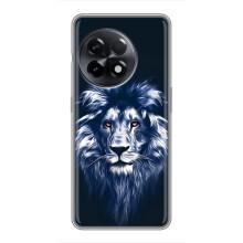 Чехол со Львом для OnePlus 11 Pro (VPrint) (Синий Лев)