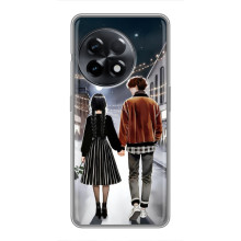 Чохол з дизайном Венздей 2 на OnePlus 11 Pro – Венздей і Тайлер