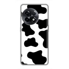 Чехол с принтом коровы на ОнеПлас 11 Про – Черный принт