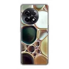 Мраморный чехол на OnePlus 11 Pro (VPrint) (Радужный Мрамор)