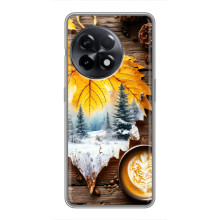 Чохол з унікальним дизайном 'Осінь з кавою' для OnePlus 11 Pro – Осінньо-зимове кава
