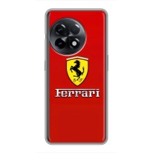 Силіконовий бампер з картинкою машини на OnePlus 11 Pro (Ferrari Logo)