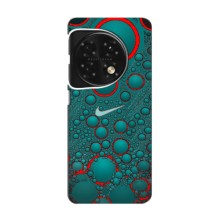 Силиконовый Чехол на OnePlus 11 Pro с картинкой Nike (Найк зеленый)