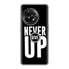 Силіконовый Чохол на OnePlus 11 Pro з картинкою НАЙК (Never Give UP)