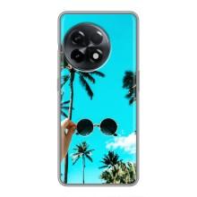Силиконовый чехол с КАРТИНКАМИ лето для OnePlus 11 Pro (AlphaPrint) – Взгляд лето