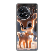 Яркий чехол для OnePlus 11 Pro с Зимними Оленятами – Оленёнок
