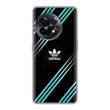 Чохли Адидас для OnePlus 11 (AlphaPrint) (Адідас з полосами)