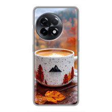 Чохол з унікальним дизайном 'Осінь з кавою' для OnePlus 11 – Кава на природі