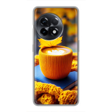 Чохол з унікальним дизайном 'Осінь з кавою' для OnePlus 11 – Кава з жовтим