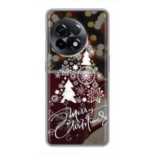 Різдвяні Чохли для OnePlus 11 (VPrint) (Ялинка яскрава)