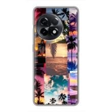 Силиконовый чехол с КАРТИНКАМИ лето для OnePlus 11 (AlphaPrint) (Летний отпуск)