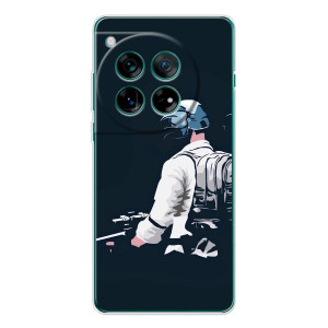 Силиконовый чехол с картинкой "Герой Pubg" на OnePlus 11R (В экиперовке)