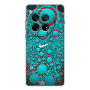 Силиконовый Чехол на OnePlus 11R с картинкой Nike (Найк зеленый)