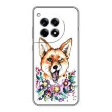 Чехлы с картинкой Лисички для OnePlus 12 Pro (VPrint) (Веселая лисичка)