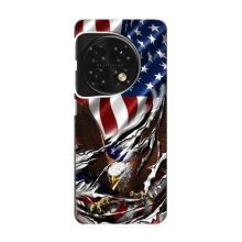 Чехол Флаг USA для OnePlus 12 Pro – Флаг USA