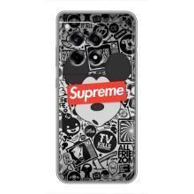 Чехол с Брендами одежды на ВанПлас 12 Про – Supreme Маус