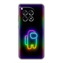 Чехол Амонг Ас для OnePlus 12 Pro (AlphaPrint) (Яркий скин)