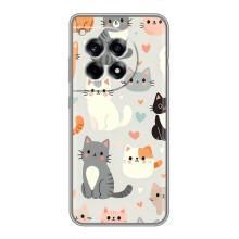 Чехол с рисунком кот на OnePlus 12 Pro – Коллаж котов