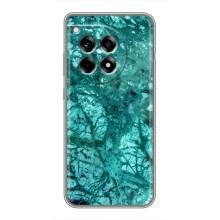 Мраморный чехол на OnePlus 12 Pro (VPrint) (Зеленый мрамор)