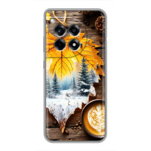 Чехол с уникальным дизайном «Осень с кофе» для OnePlus 12 Pro – Осенне-зимнее кофе