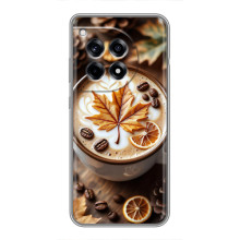 Чехол с уникальным дизайном «Осень с кофе» для OnePlus 12 Pro – Пряный кофе