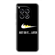 Силиконовый Чехол на OnePlus 12 Pro с картинкой Nike (Later)