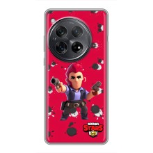 Бампер (ТПУ) с принтом Brawl Stars на ВанПлас 12 (Кольт на красном)