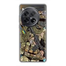 Чехлы с картинкой ЗСУ для OnePlus 12 (AlphaPrint) (Воин ВСУ)